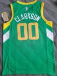 NBA 00 Clarkson Jazz Maillot green